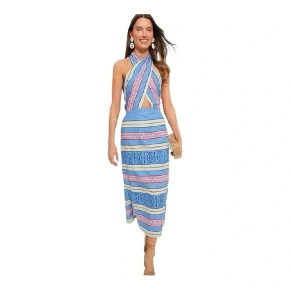 NWT - Tuckernuck - Sorrento Stripe Ames Dress - L